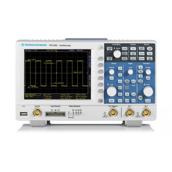 Пакет RTC1K-302: RTC1002, 2 канала + опция RTC-B6 генератор сигналов+ опция RTC-B223, 300 МГц