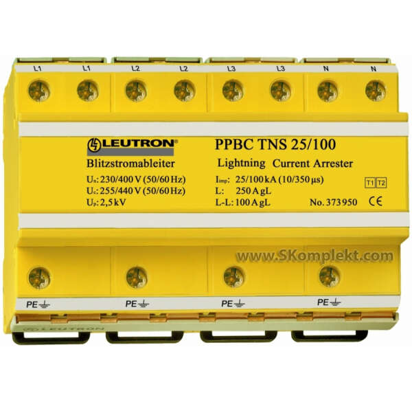 LEUTRON LE-373-952 Ограничитель перенапряжений (УЗИП) PP BC TNS 25/100/FM