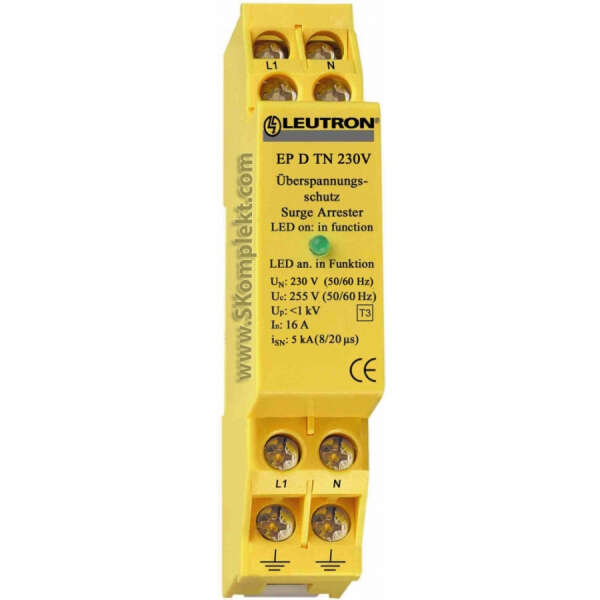 LEUTRON LE-380-551 Ограничитель перенапряжений (УЗИП) EP D TN 24V/16A/FM