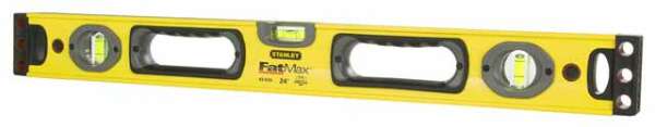 Stanley 1-43-548 - УРОВЕНЬ "FATMAX" 1200ММ Х 3 КАПСУЛЫ 0,5ММ/М