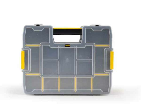 Stanley 1-97-483 - ОРГАНАЙЗЕР "SORT MASTER JUNIOR" ПЛАСТМАССОВЫЙ С ПЕРЕСТАВНЫМИ ПЕРЕГОРОДКАМИ ЧЕРНО-ЖЕЛТЫЙ (14022) 37,5Х29,2Х6,7СМ