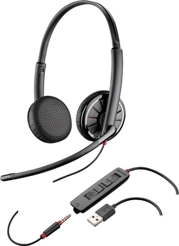Plantronics BlackWire C325.1-M - гарнитура USB/jack 3.5 MS Lync