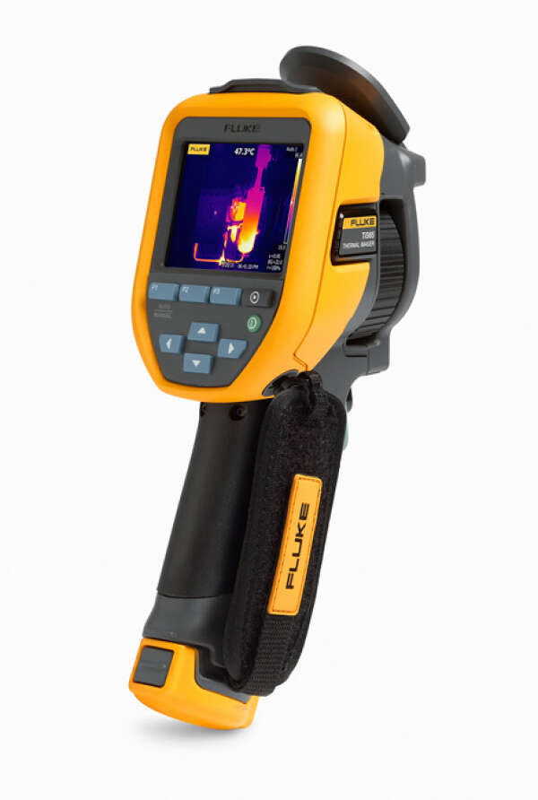 Fluke TiS45 - тепловизор, 3.5'', 160x120, 35.7°×26.8°, NETD ≤ 0,09 ̊C, ручная фокусировка