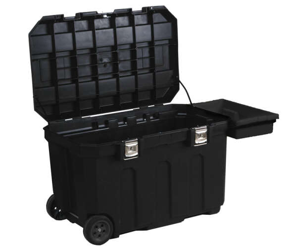 Stanley 1-93-278 - ЯЩИК С КОЛЕСАМИ "MOBILE JOB CHEST™" С ИНТЕГРИРОВАННЫМ ЗАМКОМ ПЛАСТМАССОВЫЙ (37025) 50GAL. / 94,6 X 57,8 X 58,7CM