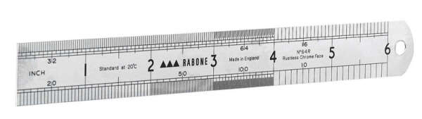 Stanley 0-35-400 ЛИНЕЙКА ИЗ НЕРЖАВЕЮЩЕЙ СТАЛИ 2-СТОРОННЯЯ 4-ШКАЛЬНАЯ 150ММ/6"