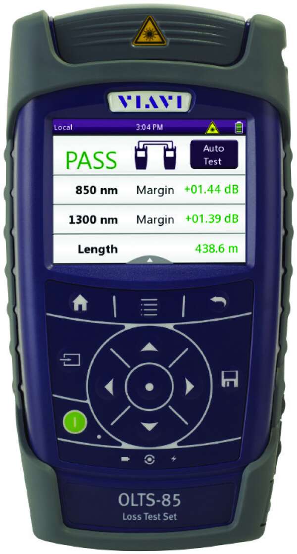 VIAVI OLTS-85 оптический тестер 850/1300 нм, -75 до +15 дБм, сменный коннектор FC/PC