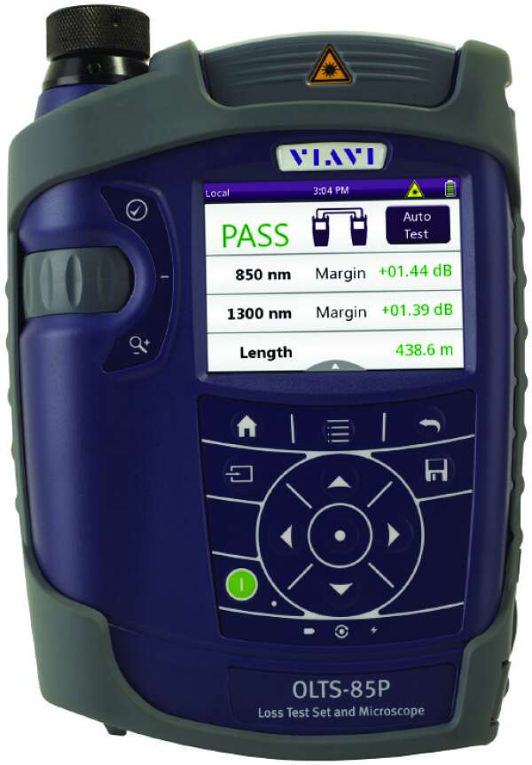 VIAVI OLTS-85 оптический тестер с PCM 850/1300/1310/1550 нм, -75 до +15 дБм, сменные коннекторы SC/PC и FC/PC