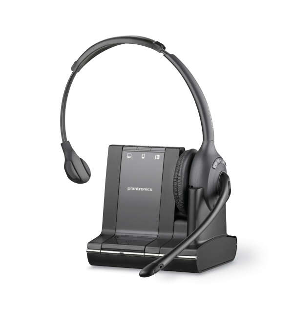 Plantronics Savi W710M (Over-the-head) — беспроводная (DECT) система для компьютера, мобильного и стационарного телефона, оптимизирована для Microsoft Office Communicator и Lync