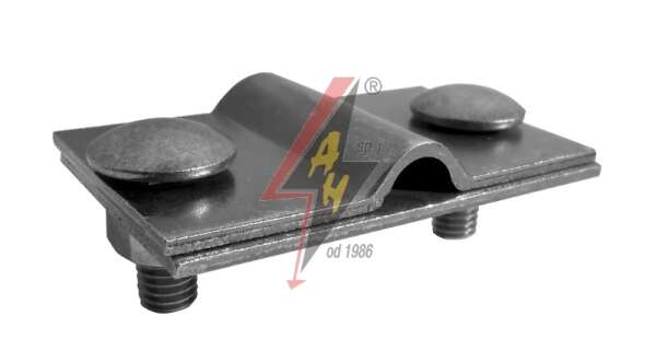 AH Hardt AH-0306S - Контрольное (пробное) соединение, 2xM8x20, две пластины, B do 40 mm, проволока Ø 5-12 mm, серия Silver