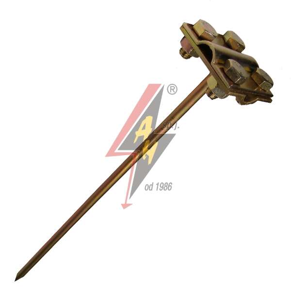 AH Hardt AH-06341 - Универсальный держатель, L=33 cm, B до 20 mm, вбивающийся, проволока Ø 5-12 mm, серия Gold