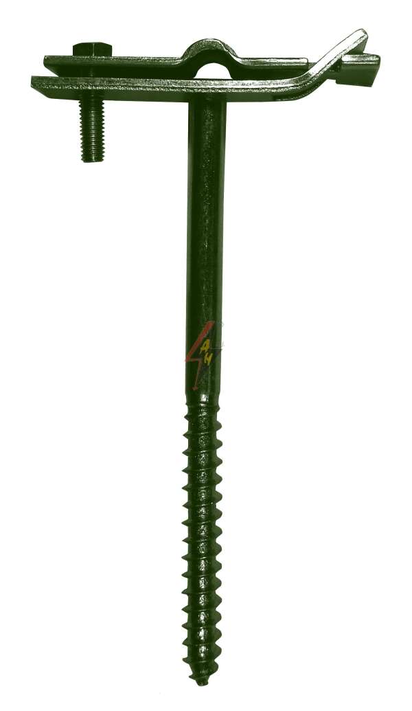 AH Hardt AH-0613P - Универсальный держатель, L=12 cm, B до 30 mm, вкручивающийся, проволока Ø 5-12 mm, серия Platinium
