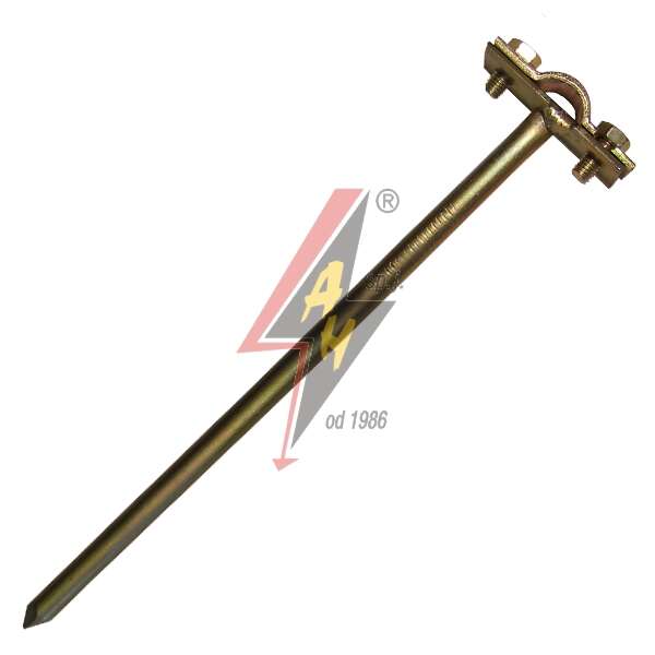 AH Hardt AH-07081 - Держатель проволоки , L=18 cm, вбиваемый, проволока Ø 5-10 mm, серия Gold