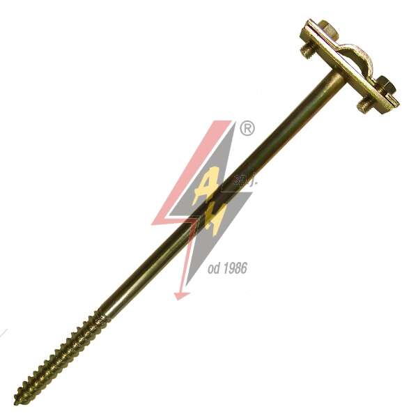 AH Hardt AH-07131 - Держатель проволоки , L=18 cm, вкручиваемый, проволока Ø 5-10 mm, серия Gold