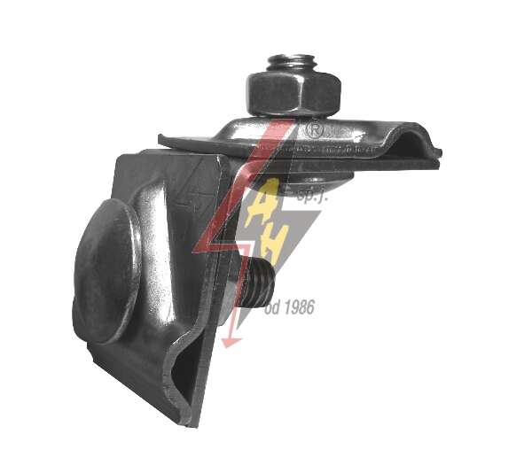 AH Hardt AH-08103 - Держатель на металлический лист, H=4 cm, проволока Ø 5-10 mm, сталь нерж.