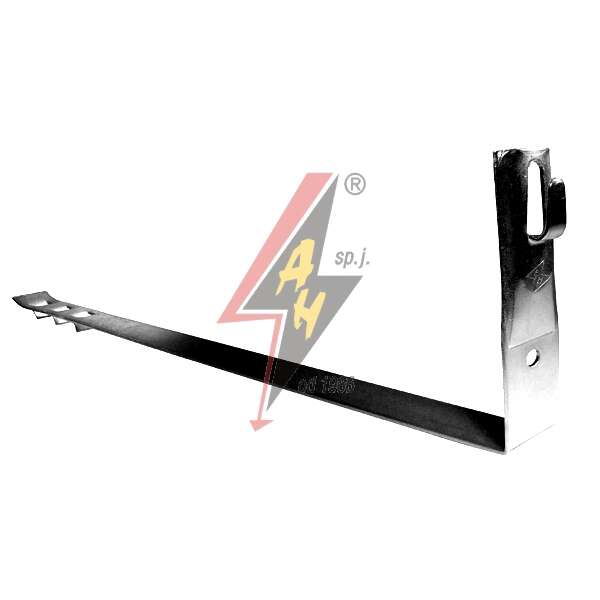 AH Hardt AH-09204 - Держатель для черепицы, L=43 cm, H=10 cm, проволока Ø 6-8 mm, алюминий