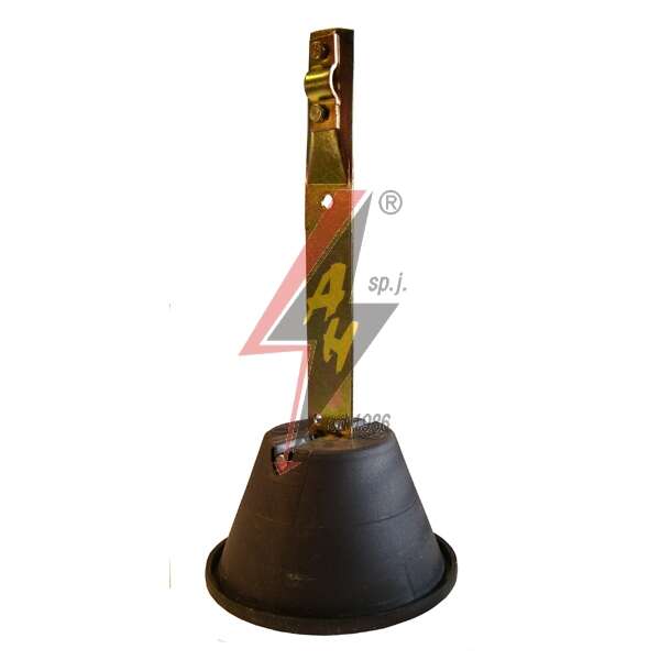 AH Hardt AH-12251 - Держатель с крепежом на клей,, с балластом, H=24 cm, проволока Ø 5-10 mm, серия Gold