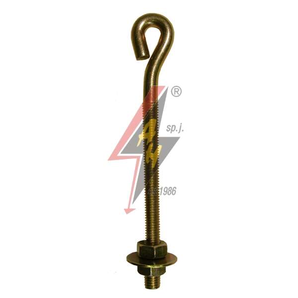 AH Hardt AH-13011 - Держатель натяжной, M10x110, L=16 cm, проволока Ø 5-10 mm, серия Gold