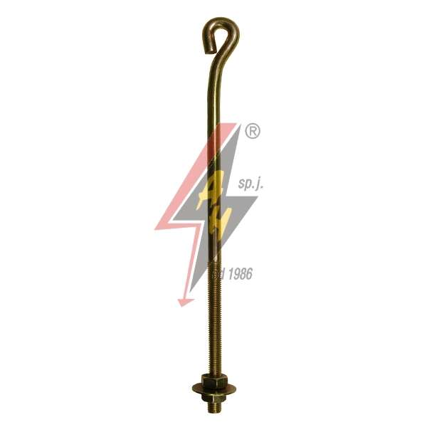 AH Hardt AH-13021 - Держатель натяжной, M10x110, L=25 cm, проволока Ø 5-10 mm, серия Gold
