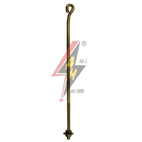 AH Hardt AH-13031 - Держатель натяжной, M10x110, L=40 cm, проволока Ø 5-10 mm, серия Gold