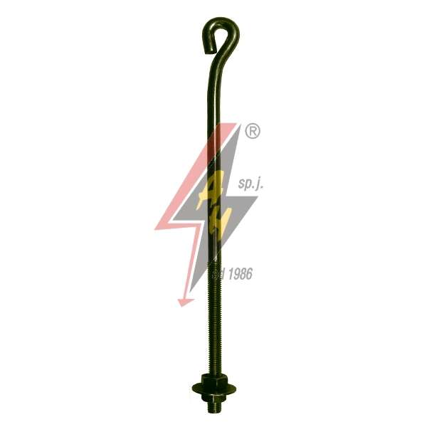 AH Hardt AH-1302P - Держатель натяжной, M10x110, L=25 cm, проволока Ø 5-10 mm, серия Platinium