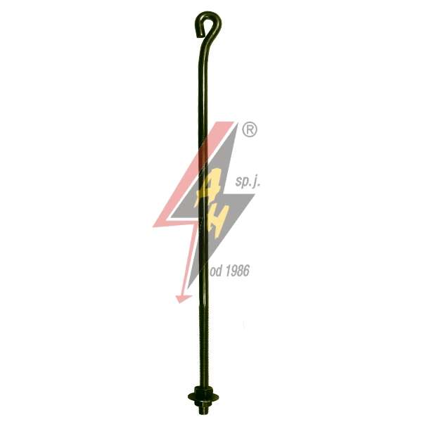 AH Hardt AH-1303P - Держатель натяжной, M10x110, L=40 cm, проволока Ø 5-10 mm, серия Platinium