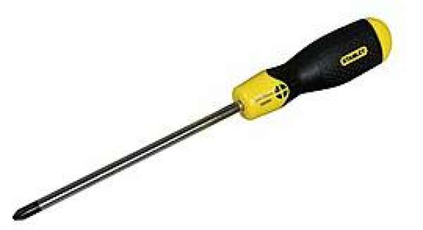 Stanley 0-64-974 ОТВЕРТКА "CUSHION GRIP" ПОД ШЛИЦ PZ2 Х 100ММ