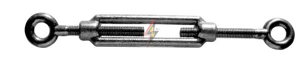 AH Hardt AH-1801S - Держатель натяжной римский, M10x125, проволока Ø 5-10 mm, серия Silver