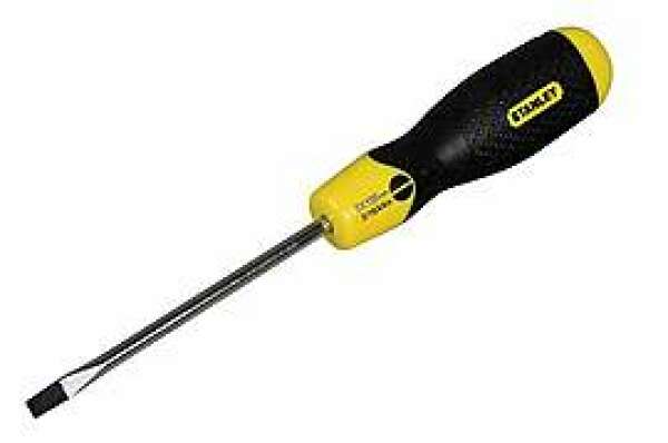 Stanley 0-64-916 - Отвертка Cushion Grip (шлиц прямой расширяющийся 5х100мм) (в упак.)