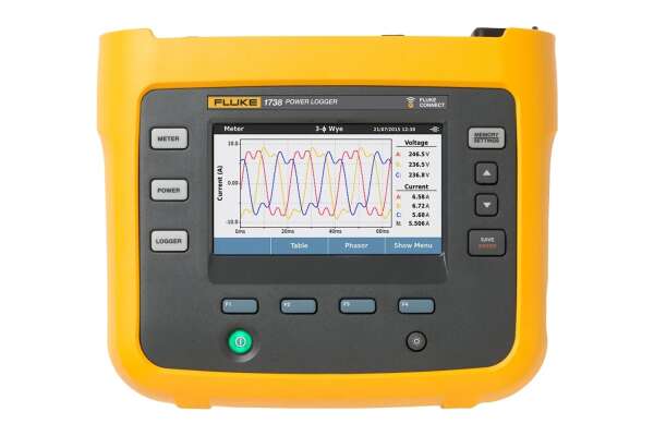 Fluke 1738/EUS - трехфазный регистратор электроэнергии