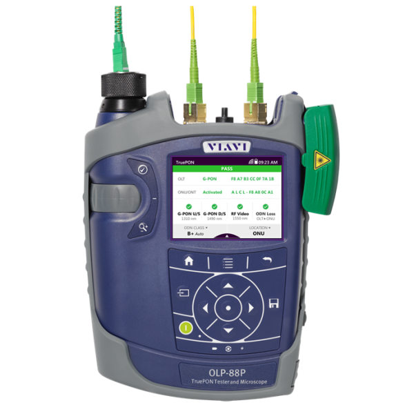 VIAVI SmartClass Fiber OLP-88P TruePON - тестер для GPON сетей 1310/1490/1550 нм с РСМ и с опцией идентификации ONT, SC/APC
