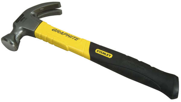 Stanley 1-51-507 - Молоток "GRAPHITE CURVED CLAW" с загнутым гвоздодером 570г