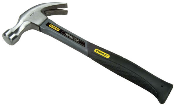 Stanley 1-51-529 - Молоток "GREY FIBERGLASS CURVE CLAW" 450г