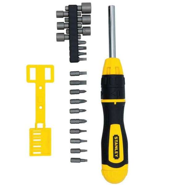 Stanley STHT0-62574 - Отвертка "MULTIBIT" с храповым механизмом с 20-тью сменными вставками