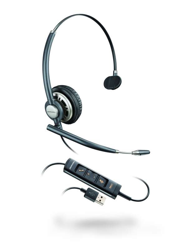 Plantronics EncorePro HW715 USB NC - профессиональная USB-гарнитура для работы с ПК