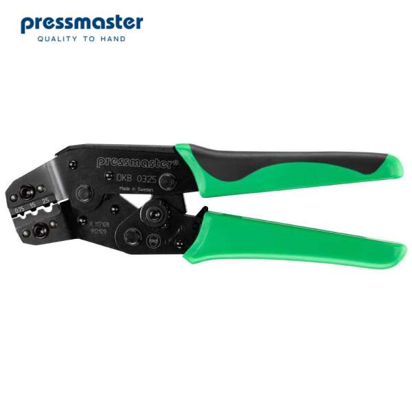 Pressmaster DKB 0325 - кримпер для обжима неизолированных наконечников (0.35 - 2.5 мм²)