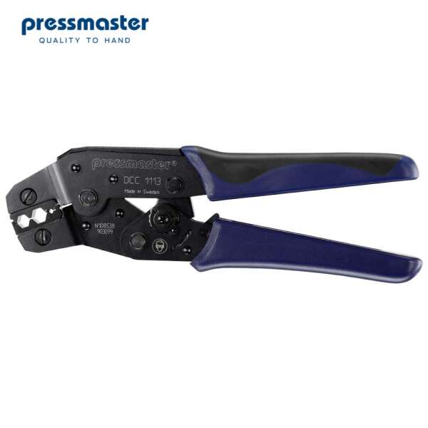 Pressmaster DCC 1113 - кримпер для обжима коаксиальных коннекторов BNC и TNC на кабель RG 58, 59, 62, 71 (6.48/ 5.41/ 1.69 мм)
