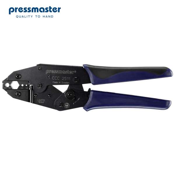 Pressmaster CCC 2511 - кримпер для обжима коаксиальных коннекторов BNC, TNC, N на кабель RG 58, RG 8, RG 11 (10.9/ 5.41/ 2.54/, 1.69 мм)