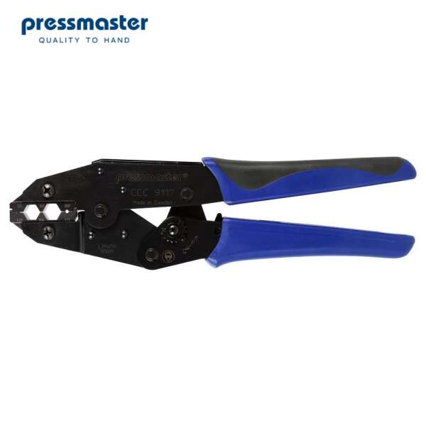 Pressmaster CCC 9117 - кримпер для обжима коннекторов CATV и F на кабель RG 6, RG 6 Quad (9.14/ 8.23/ 1.73 мм)