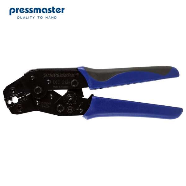 Pressmaster DCC 2124 - кримпер для обжима коаксиальных коннекторов на кабель ST 212, ST 214 (6.8/ 3.8/ 1.2/ 0.7 мм)