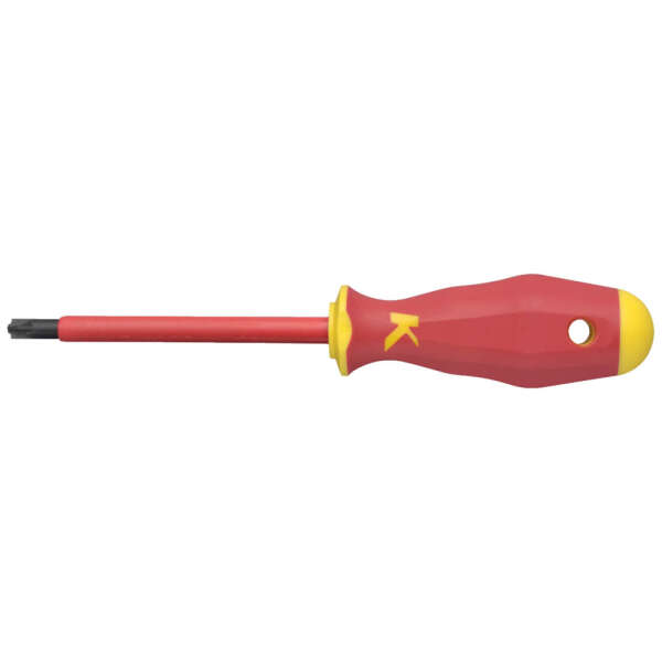 Klauke KL130PM1IS - диэлектрическая отвертка для винтов Plus/Minus в исполнении VDE (Z1x80 мм)