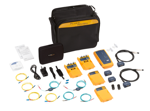 Fluke Networks DSX-CFP-Q-ADD-R - набор из двух модулей DSX для сертификации СКС (медь), двух модулей оптического тестера MM/SM и удаленного блока платформы Versiv