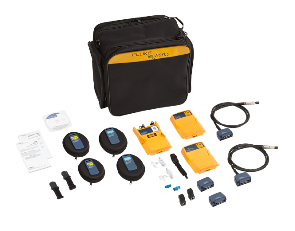 Fluke Networks DSX-OFP-Q-ADD - набор из двух модулей DSX для сертификации СКС (медь), и модуля оптического рефлектометра MM/SM для платформы Versiv