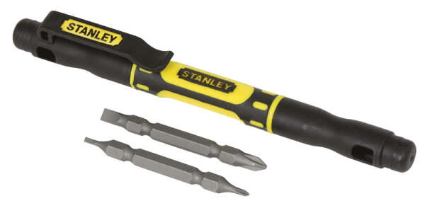 Stanley 66-344M - Отвертка карманная с 2-мя двусторонними вставками