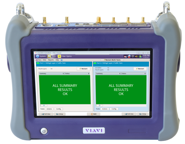 VIAVI MTS5800-GE-40GE-100GE - комплект MTS-5800-100G: 1GE, 10GE, 40GE, 100GE c оптическими трансиверами