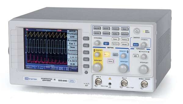 GW Instek GDS-840C - осциллограф цифровой, два канала, 250 МГц