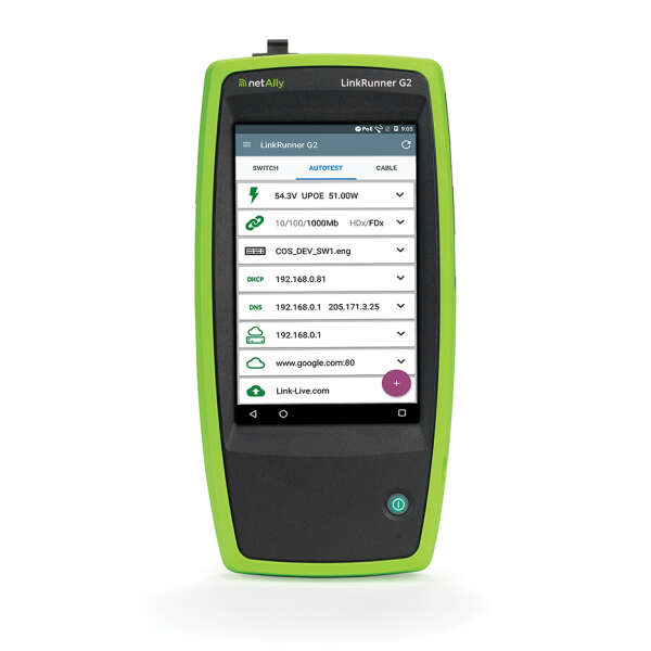 NetAlly LinkRunner G2 - сетевой тестер для медных и оптических Ethernet сетей