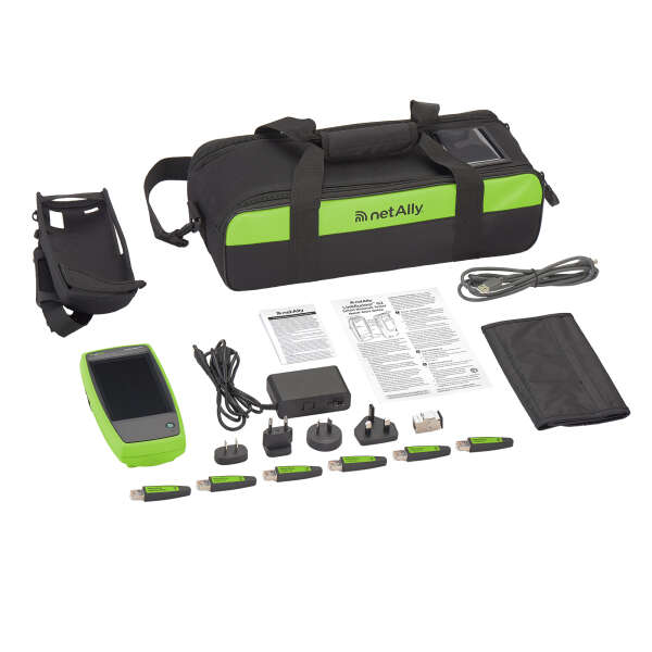 NetAlly LR-G2-KIT - расширенный набор сетевого тестера LinkRunner G2 для медных и оптических Ethernet сетей