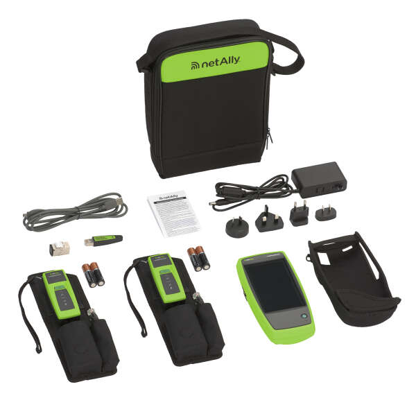 NetAlly LR-G2-LS-KIT - расширенный набор сетевого тестера LinkRunner G2 для медных и оптических Ethernet сетей, LinkSprinter 2x