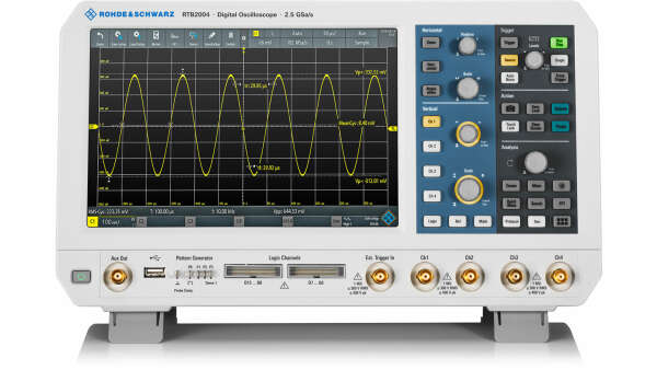 Rohde&Schwarz RTB2K-204 - осциллограф RTB2004, 4 канала, 200 МГц (код модели: 1333.1005P24)