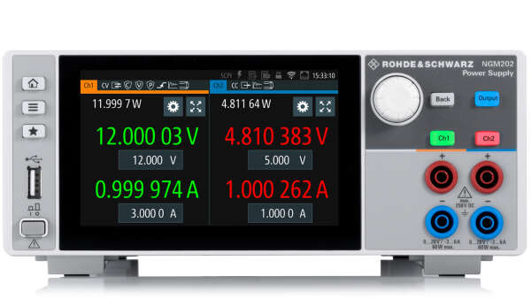 Rohde&Schwarz NGM202 - двухканальный источник питания (код модели: 3638.4472.03)
